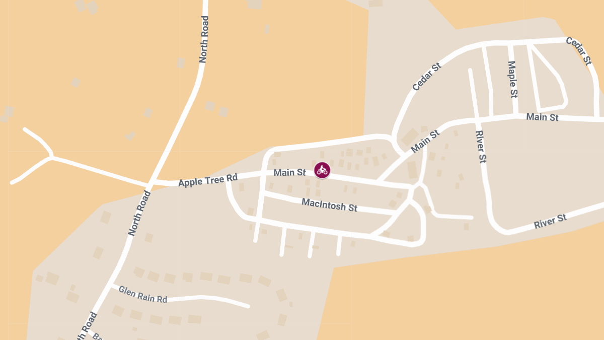 Serious Injury Motorcycle Crash on Main St Between Cedar St and River St