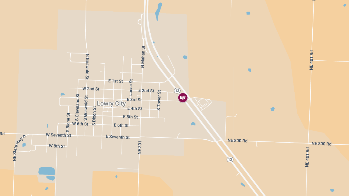 Teen Injured in Three-Vehicle Crash on MO-13 Near Lowry City