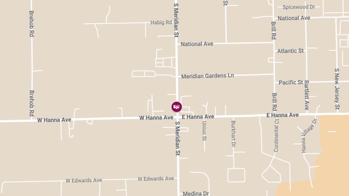 Three-Vehicle Accident at S Meridian St & W Hanna Ave Results in Injuries