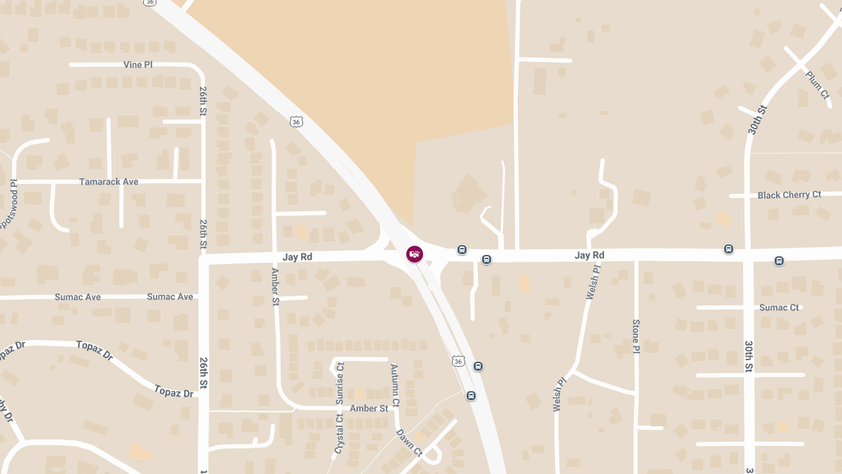 Three-Vehicle Crash with Injury at 28th St & Jay Rd