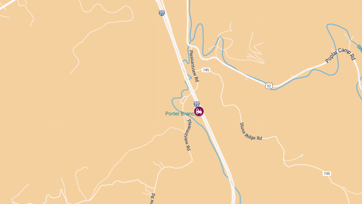 Tractor-Trailer Crash with Injuries on I-77 North at MM 4.6