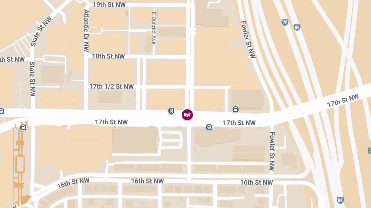 Traffic Accident With Injuries at Market St NW & 17th St NW