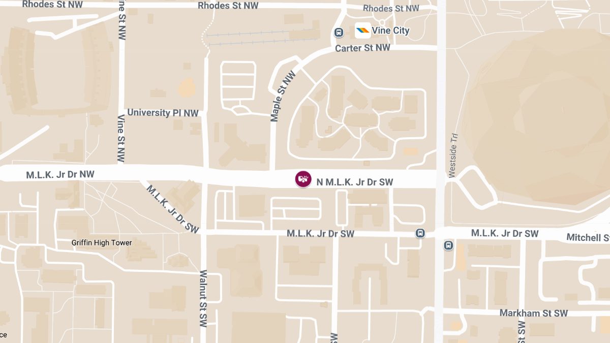 Traffic Accident With Injuries on Martin Luther King Jr Dr SW