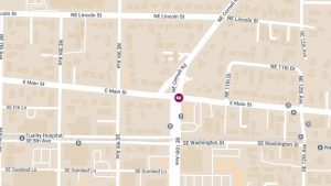 Traffic Accident with Injuries at NE Cornell Rd and SE 10th Ave