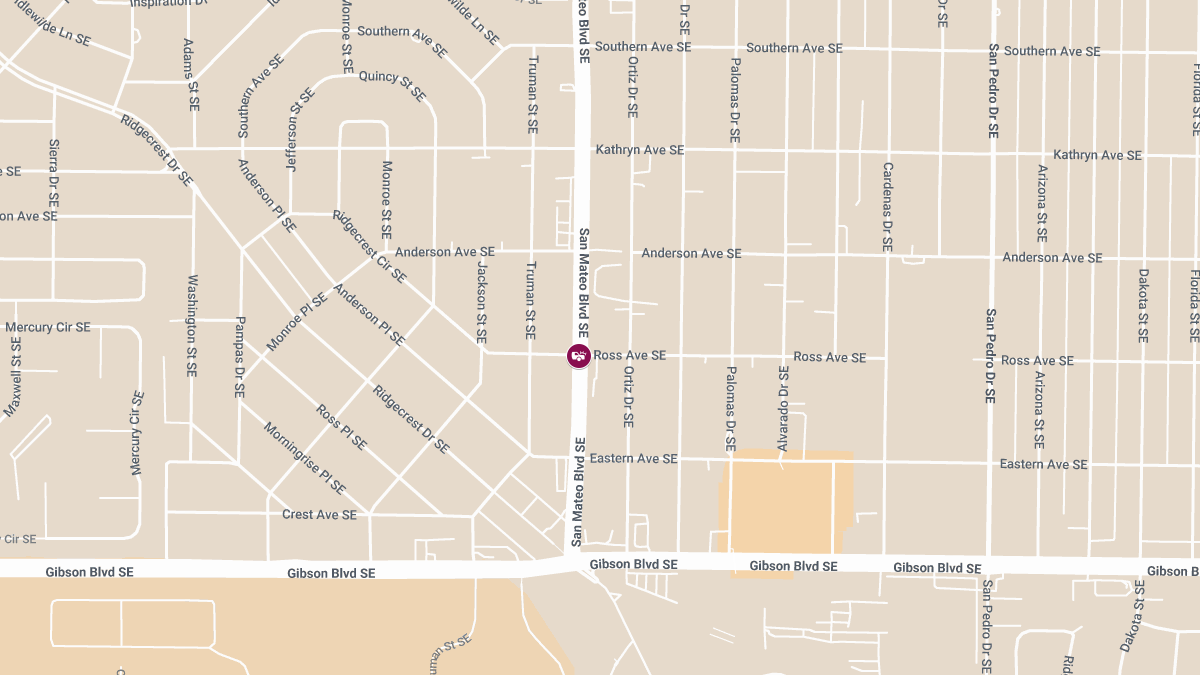 Traffic Accident with Injuries at San Mateo Blvd SE & Ross Ave SE