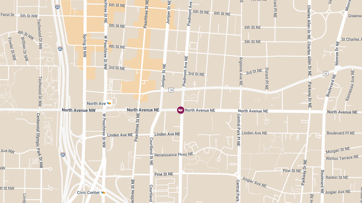 Traffic Collision With Injuries at Piedmont Ave NE & North Ave NE