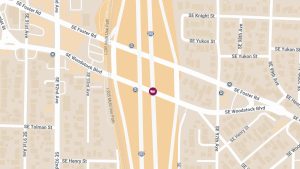 Traffic Collision with Injuries at SE Woodstock Blvd & I-205 Freeway