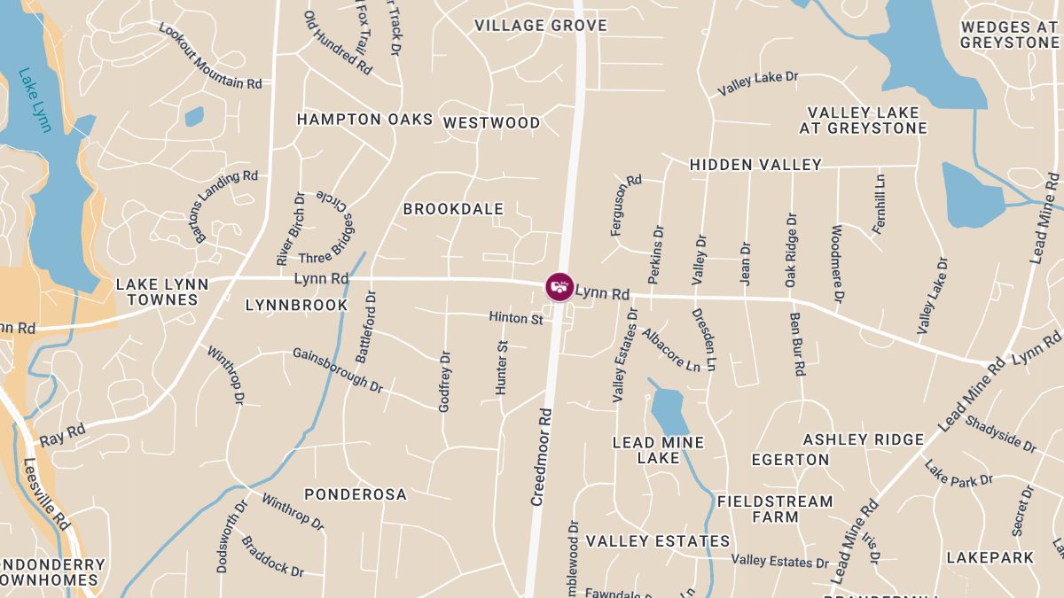 Traffic Crash with Injuries at Creedmoor Rd & Lynn Rd