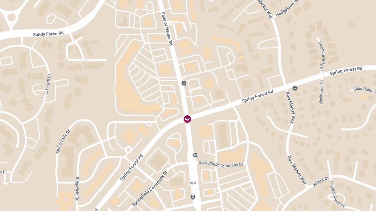 Traffic Crash with Injuries at Spring Forest Rd & Falls Of Neuse Rd