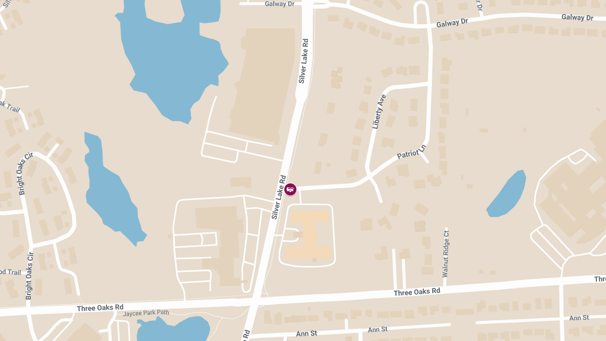 Two Injured in Crash at Silver Lake Rd & Patriot Ln