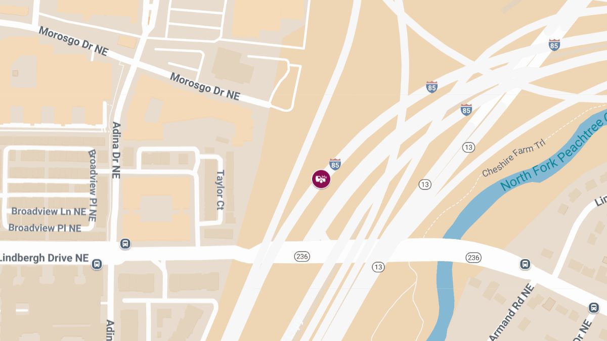 Two Pedestrians Killed in Crash on I-85 SB Near GA 400