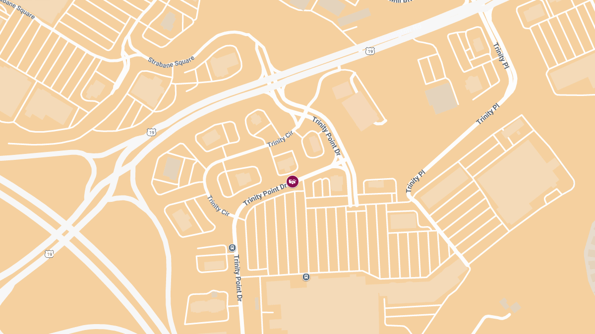 Two-Vehicle Accident with Injuries in Parking Lot Near Trinity Point Dr