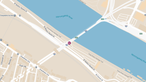 Two-Vehicle Collision with Injuries on Outbound Fort Pitt Bridge
