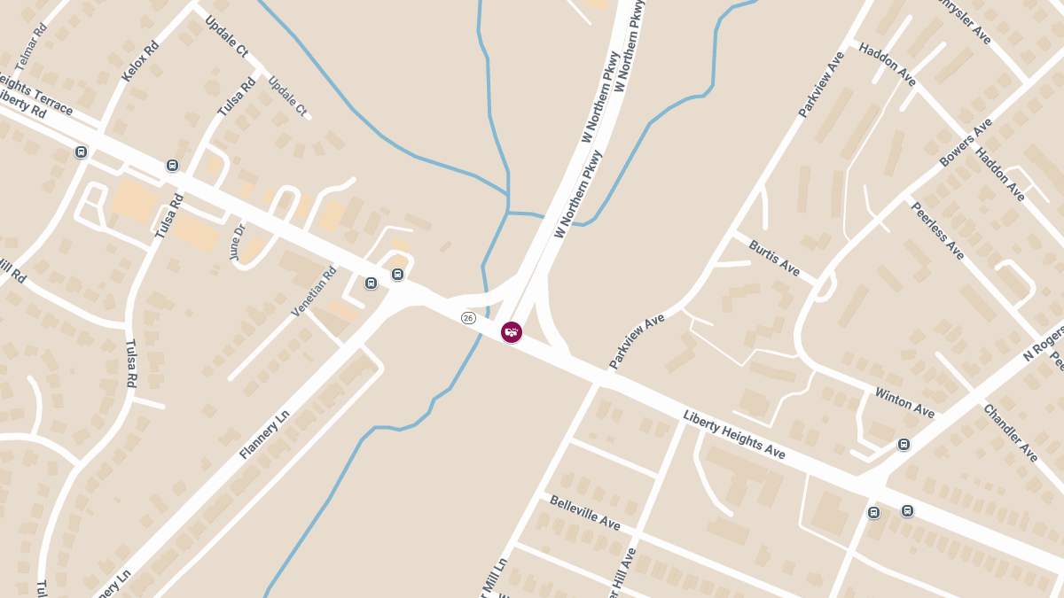 Two-Vehicle Crash at Liberty Heights Ave & W Northern Pkwy Leaves Multiple Injured