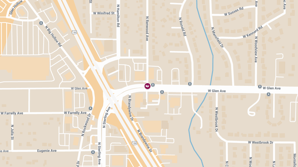 Two-Vehicle Crash with Injuries at W Glen Ave & N Renwood Ave