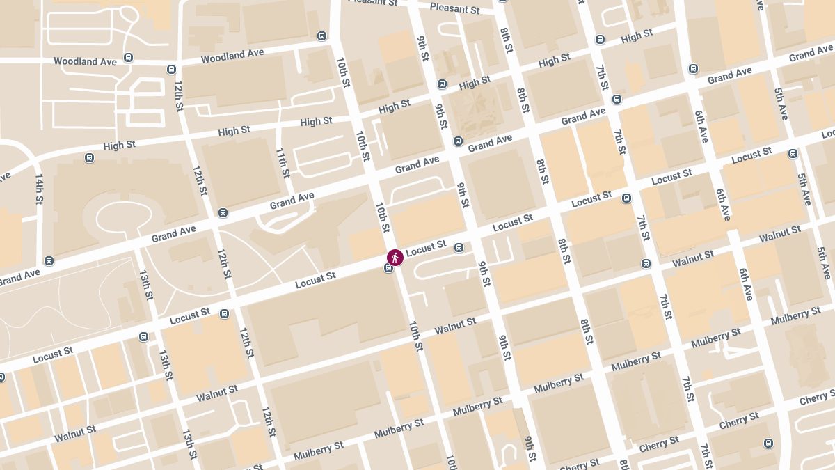 Woman Injured After Being Struck by Pickup Truck at 10th St & Locust St