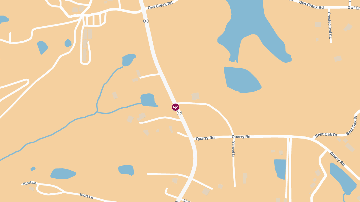 Woman Injured in Two-Vehicle Crash on MO-47 SB Near Quarry Rd