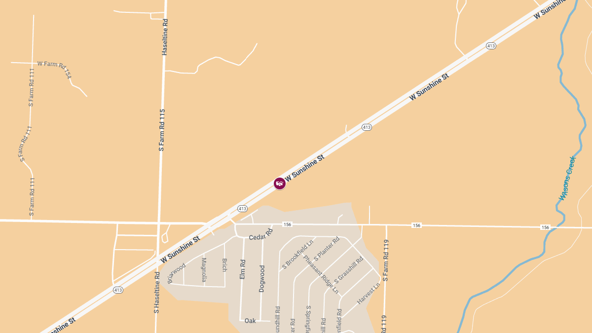 Woman and Infant Injured in U-Turn Crash on Sunshine St Near Farm Rd 115