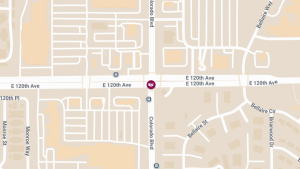 Accident with Injuries at E 120th Ave & Colorado Blvd
