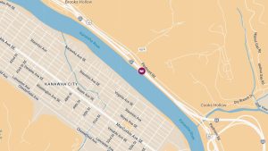 Accident with Injuries at Kanawha Blvd E & Piedmont Rd RR Xing