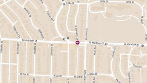 Auto Crash with Injuries at W Markham St & N Woodrow St