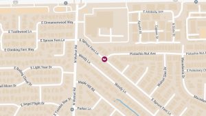 Collision at Spruce Fern Ln & Pistachio Nut Ave Causes Injuries