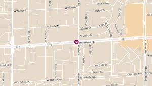 Collision at W Flamingo Rd & Lindell Rd Results in Injuries