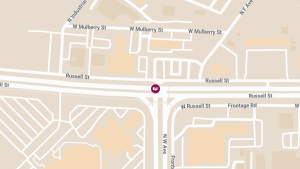 Collision at W Russell St & N West Ave Leads to Injuries