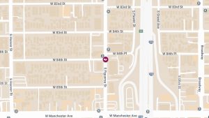 Collision with Injuries on S Figueroa St at W 84th St