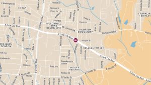 Crash with Injuries Near E Gate City Blvd 