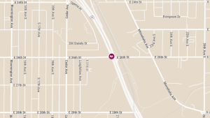 Crash with Injuries at 26th St E & Hiawatha Ave