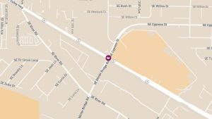 Crash with Injuries at SE Cypress St and SE Tualatin Valley Hwy