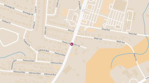 Crash with Injuries on US 9 Northbound at Charles Street