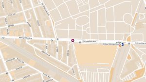 Injuries Reported in Car and Motorcycle Crash at Metropolitan Ave & Rentar Pl