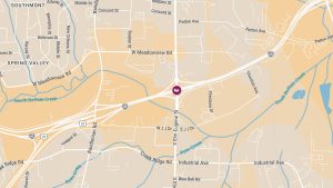 Injuries Reported in Crash Near S Eugene St and I-40