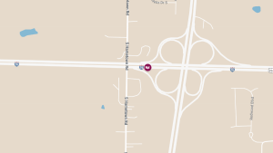 Injury Accident on I-585 Southbound at Hametown Rd Offramp