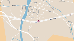 Injury Collision on I-68 EB at Exit 74