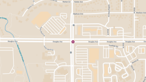 Motorcycle Rider Injured in Crash at 86th St & Douglas Ave
