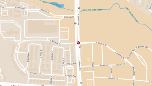 Motorcycle Rider Injured in Crash at E Alameda Dr & S Airport Blvd