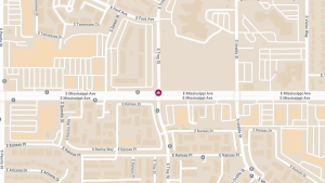Motorcycle and Vehicle Crash with Injuries at E Mississippi Ave & S Troy St