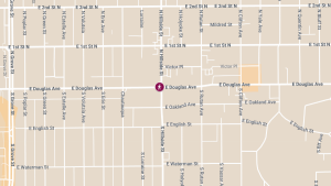 Pedestrian Injured in Vehicle Collision at N Hillside & E Douglas