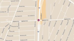 Serious Crash with People Trapped on I-590 SB at Highland Ave