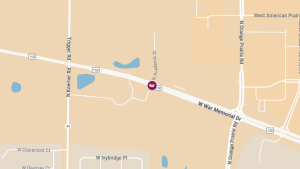 Traffic Accident at W War Memorial Dr & N Academic Dr Causes Injuries