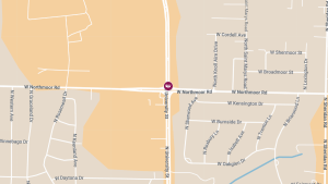Traffic Accident with Injuries at N University St and W Northmore Rd