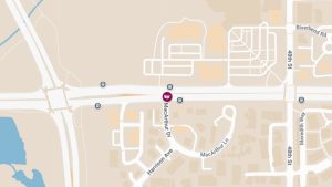 Two-Vehicle Accident with Injuries at Arapahoe Ave & MacArthur Dr