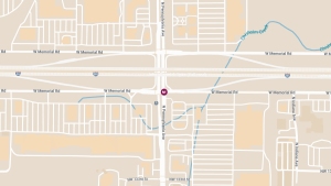 Vehicle Collision With Injuries on W Memorial Rd and N Pennsylvania Ave