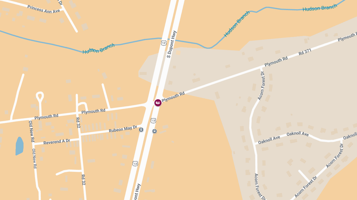 1 Injured in Collision at S Dupont Hwy & Plymouth Rd