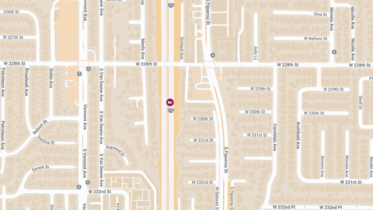 1 Injured in Multi-Vehicle Accident on 110 Fwy Near 223rd St