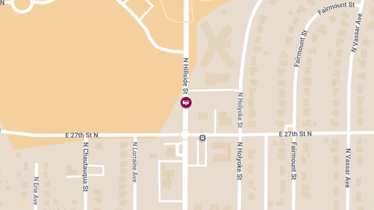 21-Year-Old Injured in Vehicle Crash Near N Hillside St
