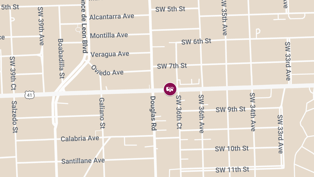 25-Year-Old Woman Injured in Rollover Accident on SW 8th St